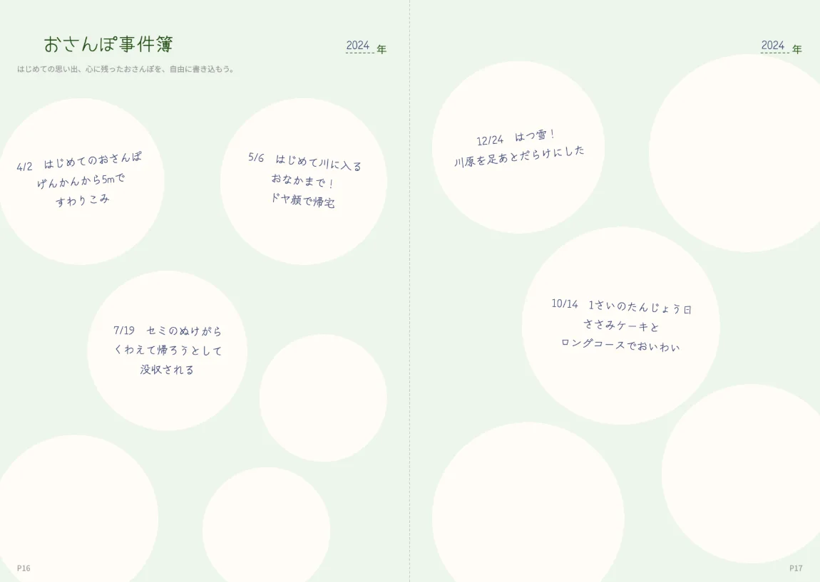 事件簿のページ